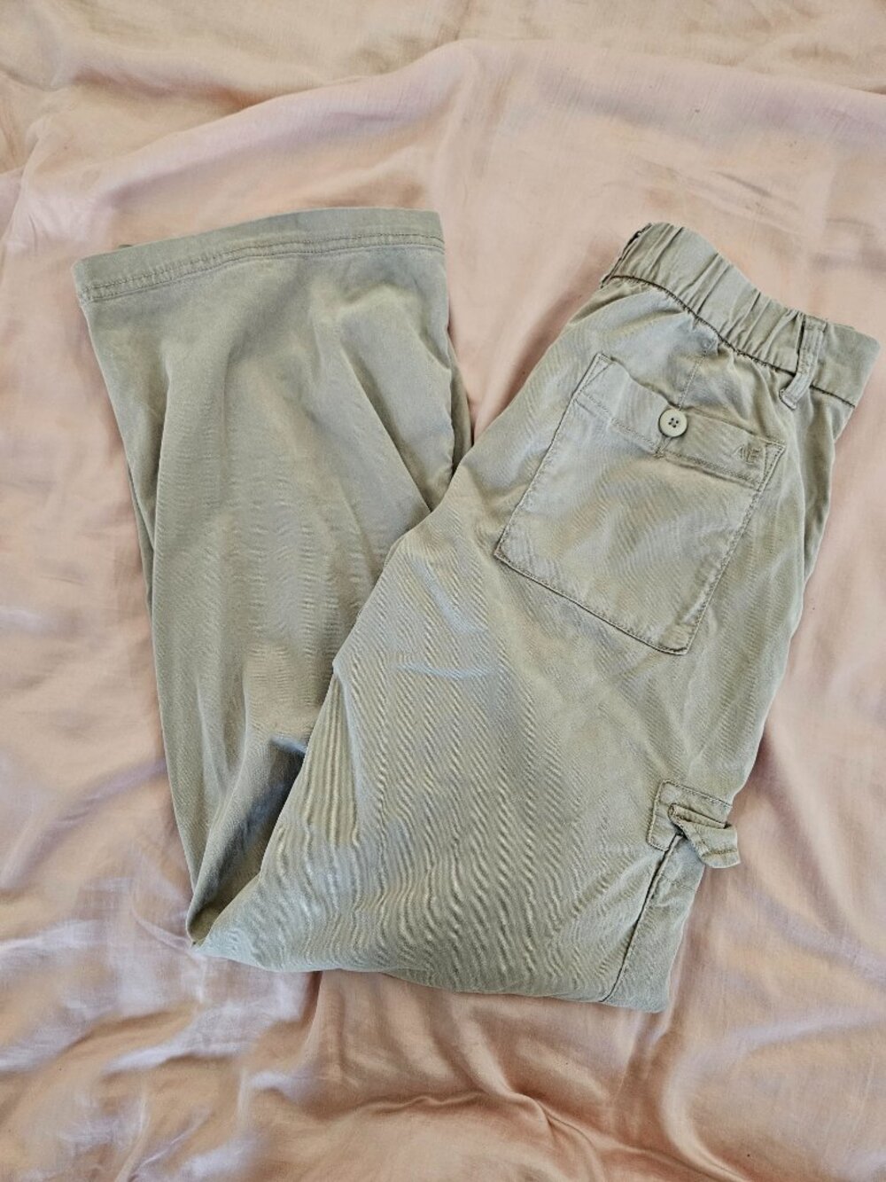 American Eagle Mid-Rise Baggy Wide Leg Cargo Pants